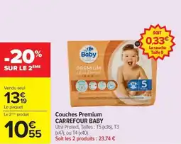 Carrefour Market Couches premium carrefour baby offre