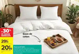 Carrefour Market Parure de lit sofia offre