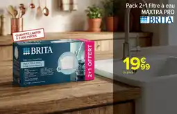 Carrefour Market Pack 2+1 filtre à eau maxtra pro brita offre