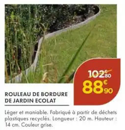 Point Vert Rouleau de bordure de jardin ecolat offre