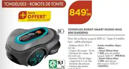 Point Vert GARDENA Tondeuse robot smart sileno max 800 offre