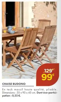 Point Vert Chaise budono offre