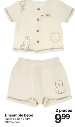 Zeeman Miffy ensemble bébé offre