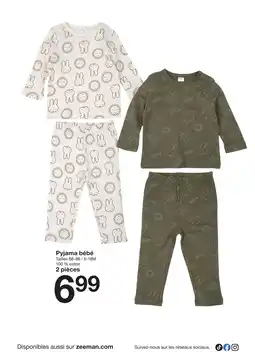 Zeeman Zeeman pyjama bébé offre
