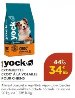 Point Vert Croquettes croc' à la volaille pour chiens offre