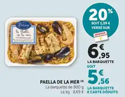 Maximarché Paella de la mer offre
