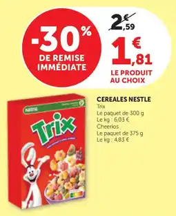 Maximarché Cereales nestle offre