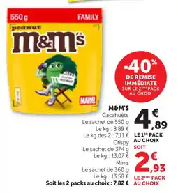 Maximarché M&m's offre
