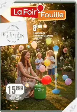 La Foir'Fouille Bonbonne helium 7.1l 30 ballons offre