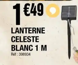 La Foir'Fouille Lanterne celeste blanc 1 m offre