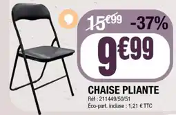 La Foir'Fouille Chaise pliante offre