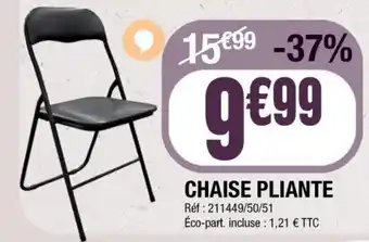 La Foir'Fouille Chaise pliante offre
