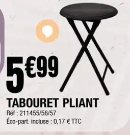 La Foir'Fouille Tabouret pliant offre