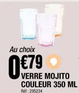 La Foir'Fouille Verre mojito couleur offre