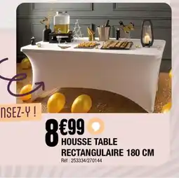 La Foir'Fouille Housse table rectangulaire offre