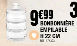 La Foir'Fouille Bonbonnière empilable offre