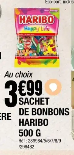 La Foir'Fouille HARIBO Sachet de bonbons offre