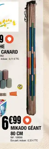 La Foir'Fouille Mikado géant offre