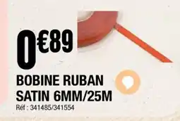 La Foir'Fouille Bobine ruban satin 6mm/25m offre