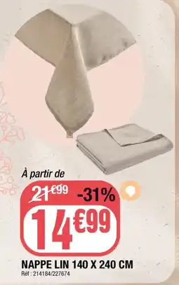La Foir'Fouille Nappe lin offre