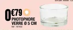La Foir'Fouille Photophore verre offre