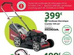 Mr Bricolage POWERED BY HONDA Tondeuse thermique tractée offre