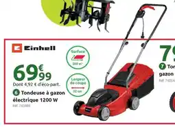 Mr Bricolage EINHELL Tondeuse à gazon électrique 1200 W offre