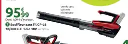 Mr Bricolage EINHELL Souffleur sans fil GP-LB offre
