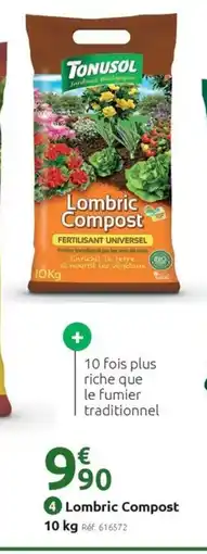 Mr Bricolage TONUSOL Lombric Compost offre