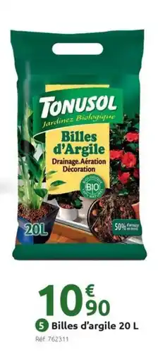 Mr Bricolage TONUSOL Billes d'argile offre