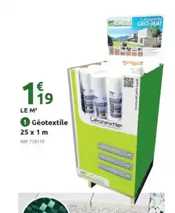 Mr Bricolage Géotextile offre