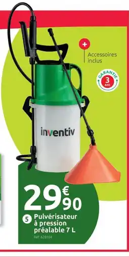 Mr Bricolage INVENTIV Pulvérisateur à pression préalable offre