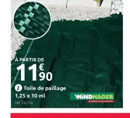 Mr Bricolage Toile de paillage offre