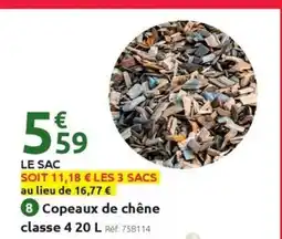 Mr Bricolage Copeaux de chêne classe offre