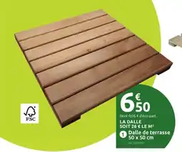 Mr Bricolage Dalle de terrasse offre