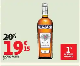 Auchan Supermarché RICARD Pastis offre