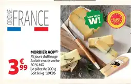 Auchan Supermarché Morbier aop offre