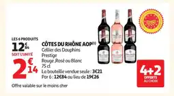 Auchan Supermarché Côtes du rhône aop offre