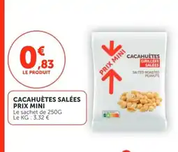 Utile Cacahuètes salées prix mini offre