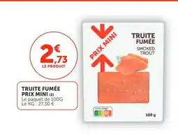 Utile Truite fumée prix mini offre