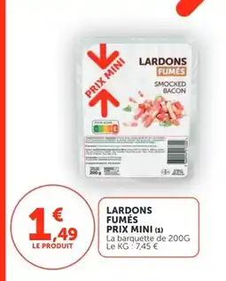 Utile Lardons fumés prix mini offre