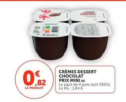 Utile Crèmes dessert chocolat prix mini offre