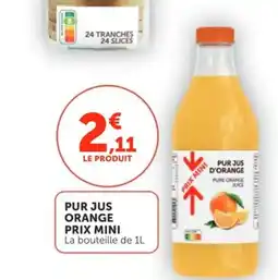 Utile Pur jus orange prix mini offre