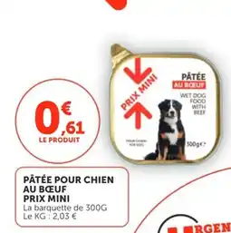 Utile Pâtée pour chien au bœuf prix mini offre
