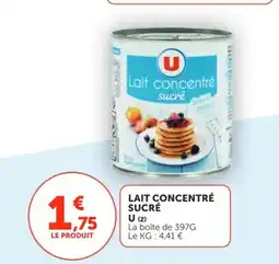 Utile U Lait concentré sucré offre