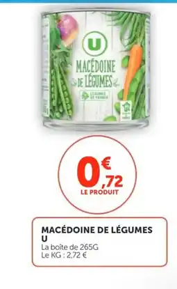 Utile U Macédoine de légumes offre