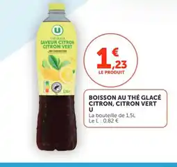 Utile U Boisson au thé glacé citron, citron vert offre