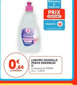 Utile U Liquide vaisselle peaux sensibles offre