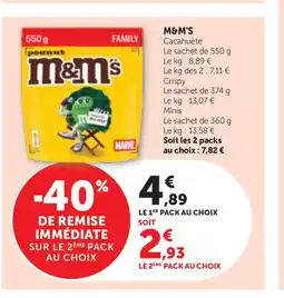 Bi1 M&M'S Cacahuète offre