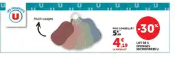 Bi1 U Lot de 5 eponges microfibres offre